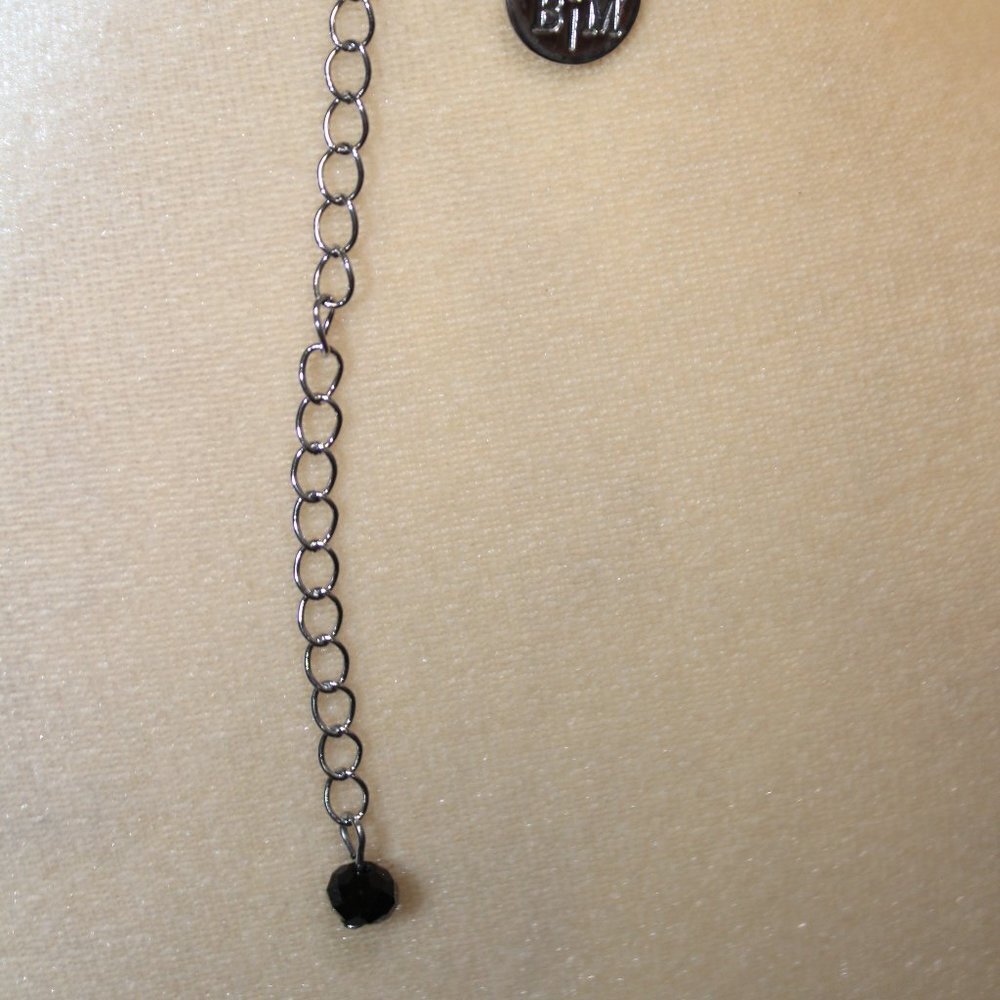 White House Black Market Black and Silver Necklace - Picture 5 of 6